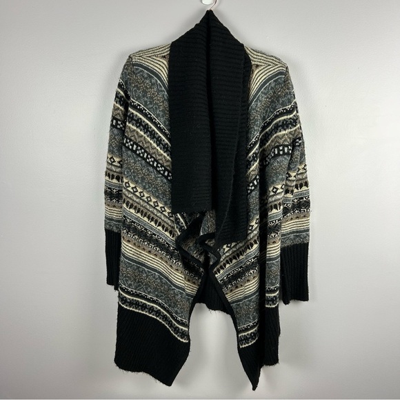 Kenzie Wide Collar Cardigan Size Large - Picture 3 of 10